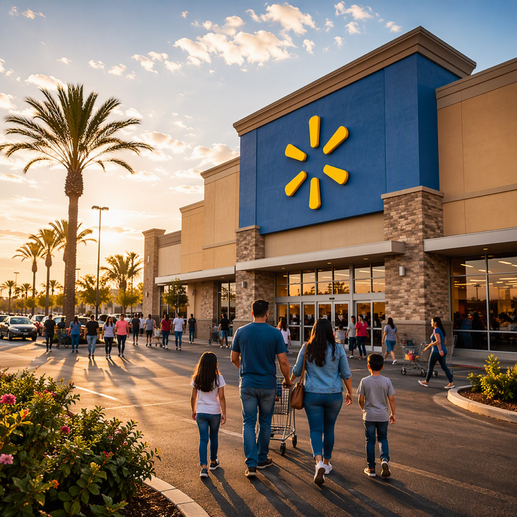 FInd the closes Walmart near Disneyland California
