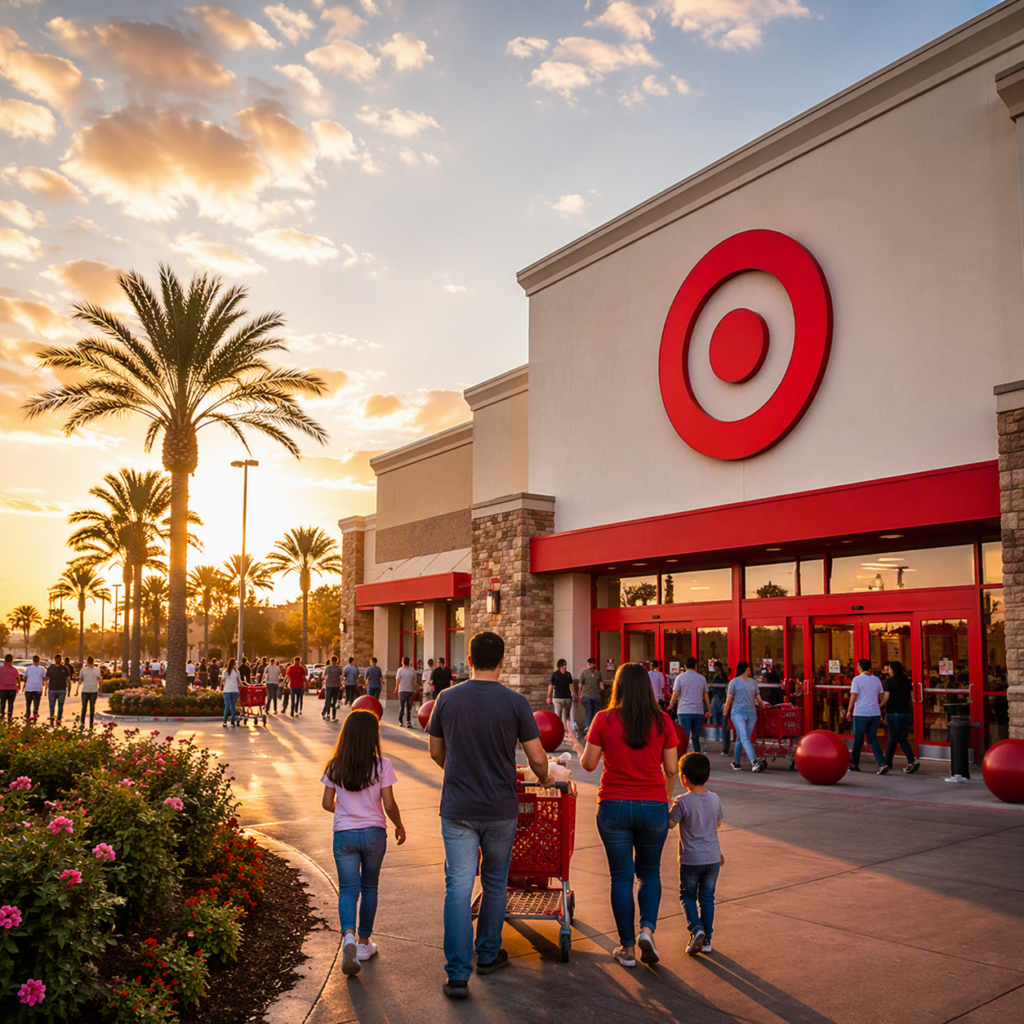 Target near Disneyland California